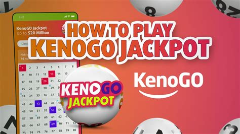 How to play KenoGO Jackpot .